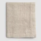 Rectangular Linen Tablecloth with Buttonholes and 12 Luxury Buttons - Mediterranean Viadurini