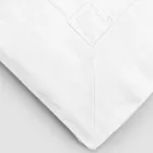 Luxury White Rectangular Linen Tablecloth with Frame or Lace - Davinci Viadurini