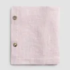 Luxury Modular Colored Linen Tablecloth with Buttonholes and 12 Buttons - Mediterranean Viadurini