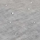 Breakfast Placemats in Grey Linen with Crystals 2 Pieces - Macanno Viadurini