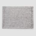 American Breakfast Placemats in Grey Linen with Crystals 2 Pieces - Macanno