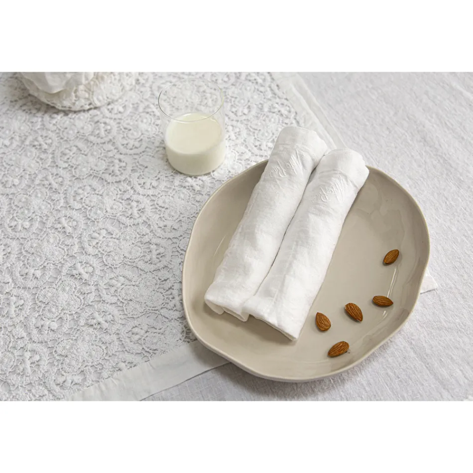 Table Napkins 6 Pieces of Refined Design Made in Italy - Virtu Viadurini