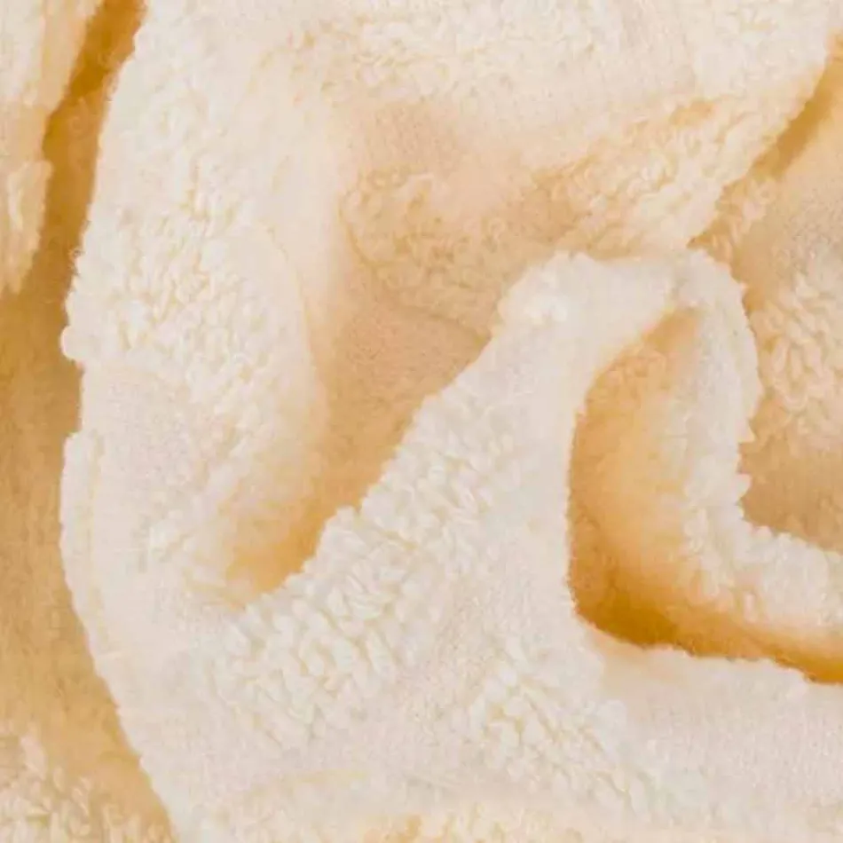 Trio of Bath Towels in Terry Cotton Towel, Face and Guest - Ginestra Viadurini