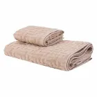 Trio of Bath Towels in Terry Cotton Towel, Face and Guest - Ginestra Viadurini