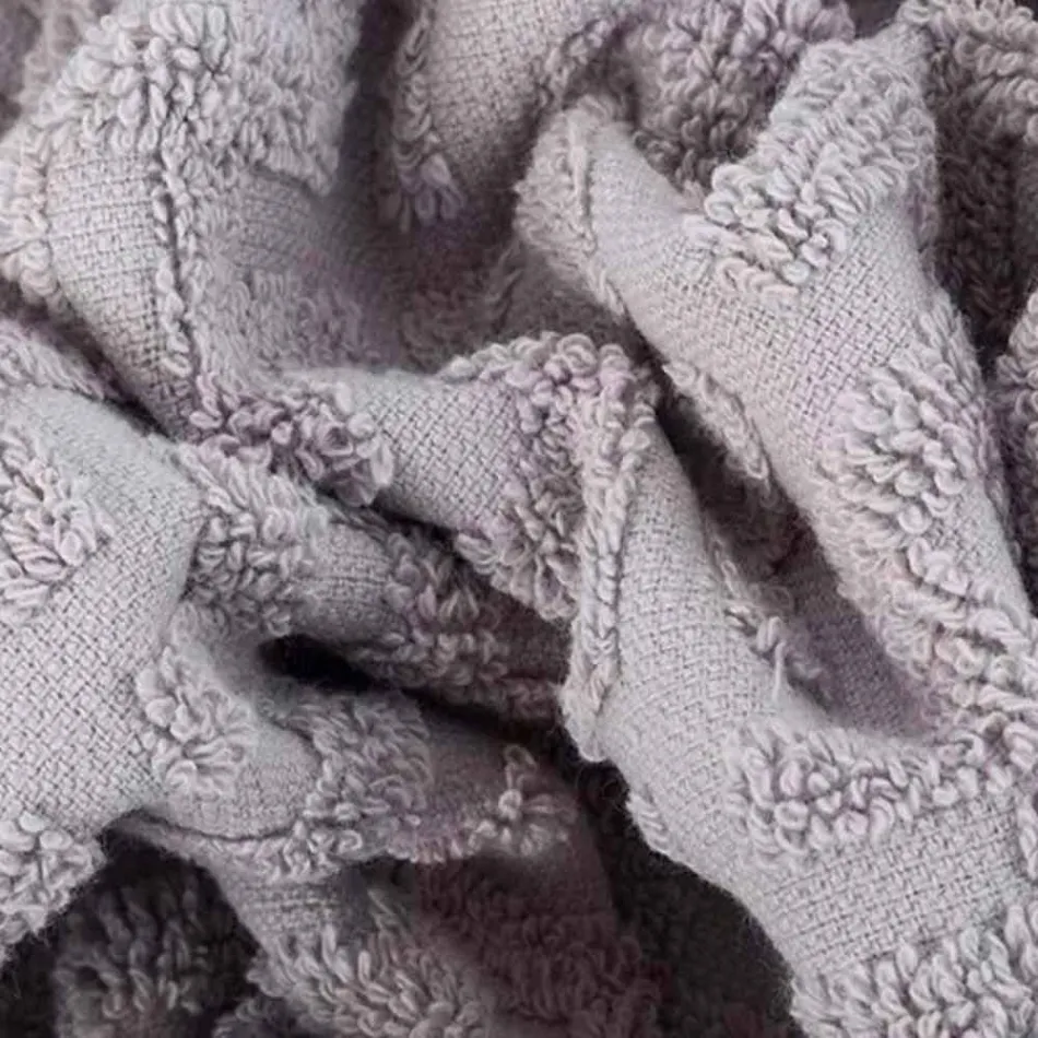 Trio of Bath Towels in Terry Cotton Towel, Face and Guest - Ginestra Viadurini