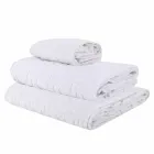 Trio of Bath Towels in Terry Cotton Towel, Face and Guest - Ginestra Viadurini