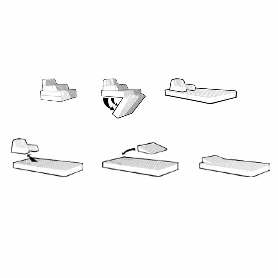 Trona Magnum Luxury floating chair double seat design Viadurini