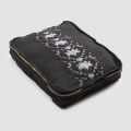 Large Trousse in Linen and Cotton with Farnese Lace and Zipper, 2 Finishes - Mike