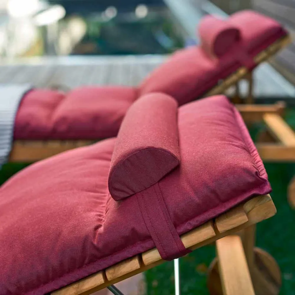 Varaschin Barcode contemporary garden bed / indoor teak Viadurini