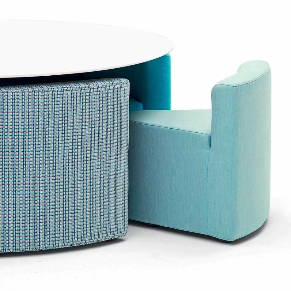 Varaschin Big In & Out garden table + 8 modern design armchairs Viadurini