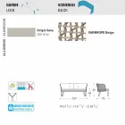 Varaschin Emma modern two-seater upholstered garden sofa Viadurini