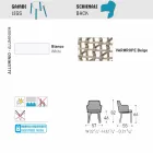 Varaschin Emma padded outdoor armchair of modern design Viadurini