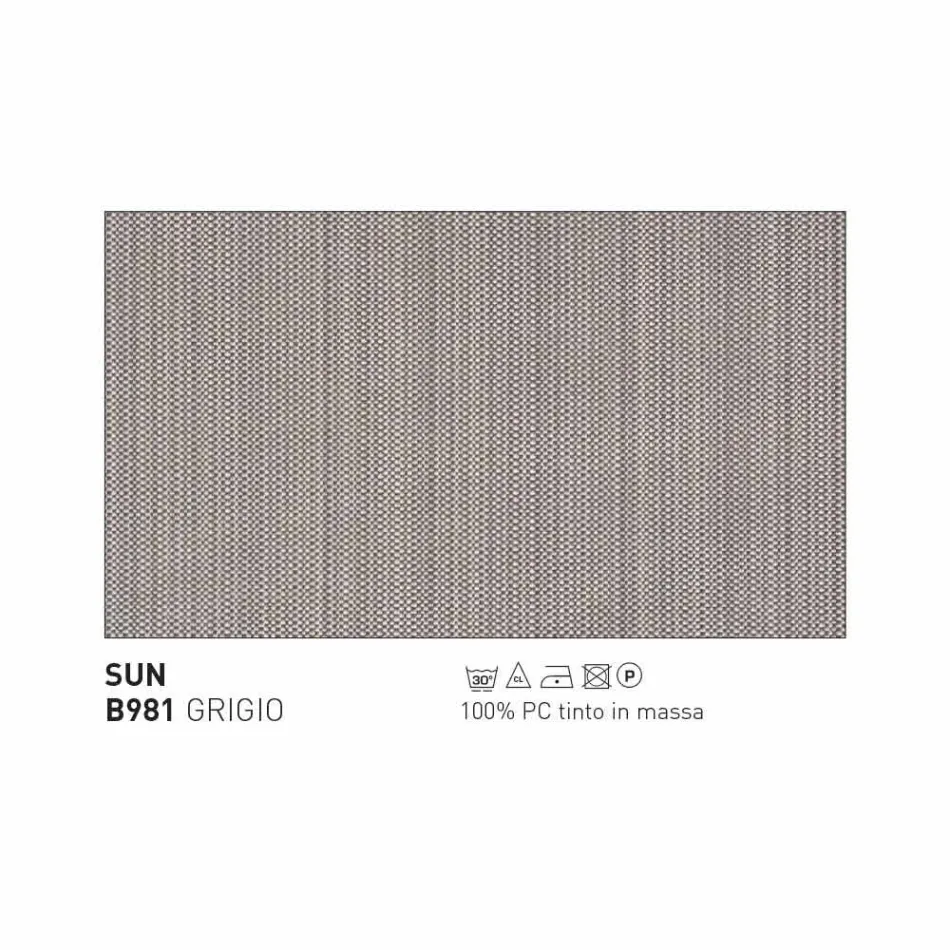 Varaschin Emma padded outdoor armchair of modern design Viadurini