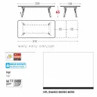 Varaschin Link extending garden table H 65 cm, up to 350 cm Viadurini