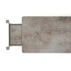 Varaschin Link modern design extendable garden table, H 73.2 cm Viadurini