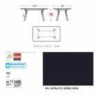 Varaschin Link garden or indoor dining table H 75 cm Viadurini