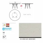 Varaschin Link round outdoor table / interior design, H 65 cm Viadurini