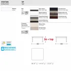 Varaschin System design outdoor coffee table in painted aluminium Viadurini