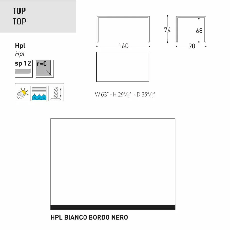 Varaschin Victor garden or indoor dining table, modern design Viadurini