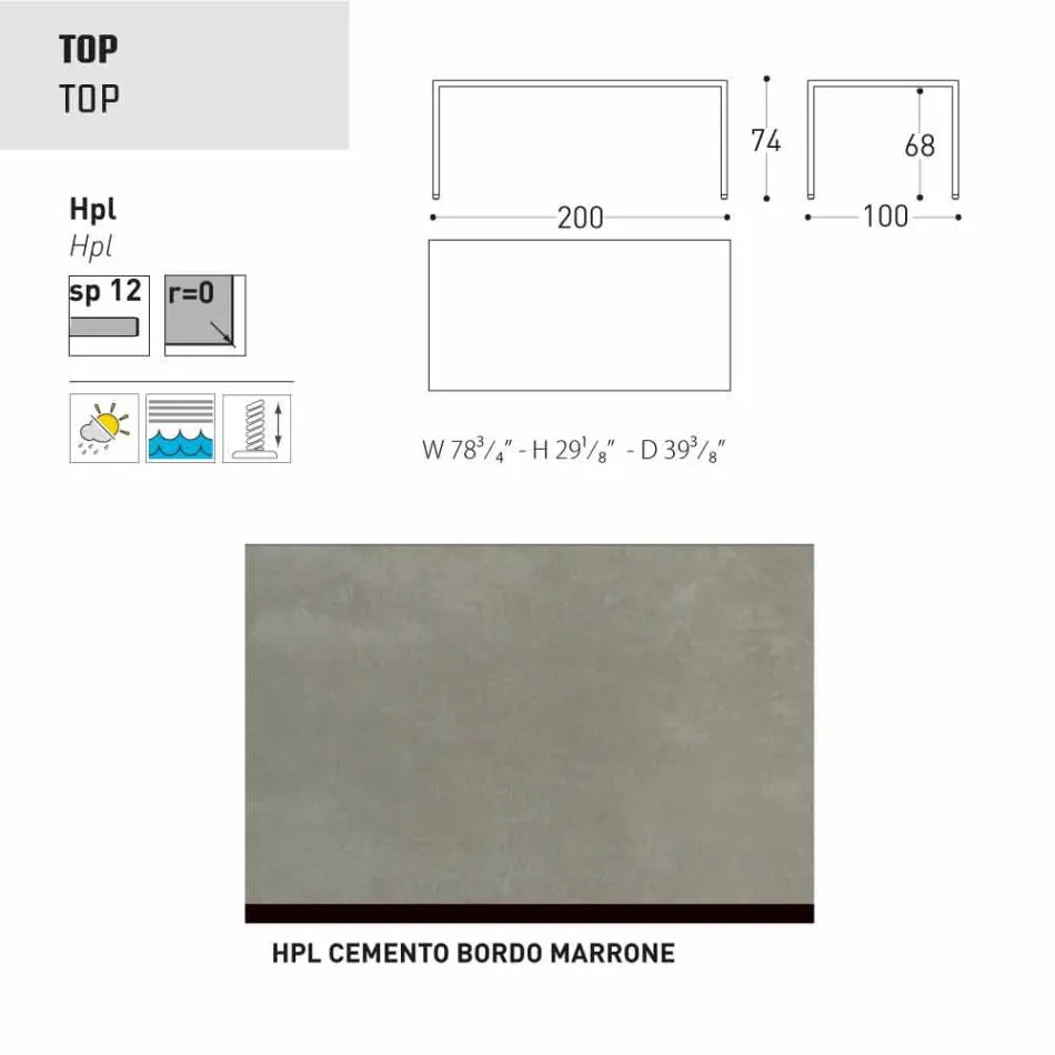 Varaschin Victor garden or indoor dining table, modern design Viadurini