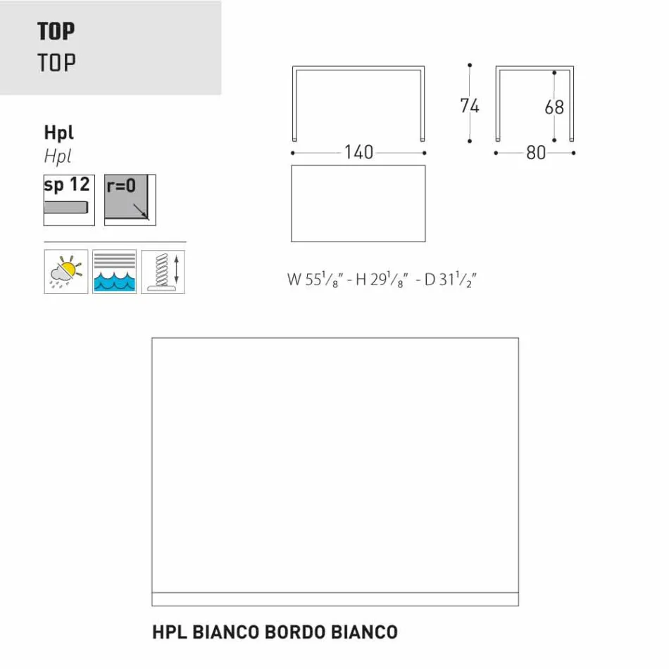 Varaschin Victor garden or indoor dining table, modern design Viadurini