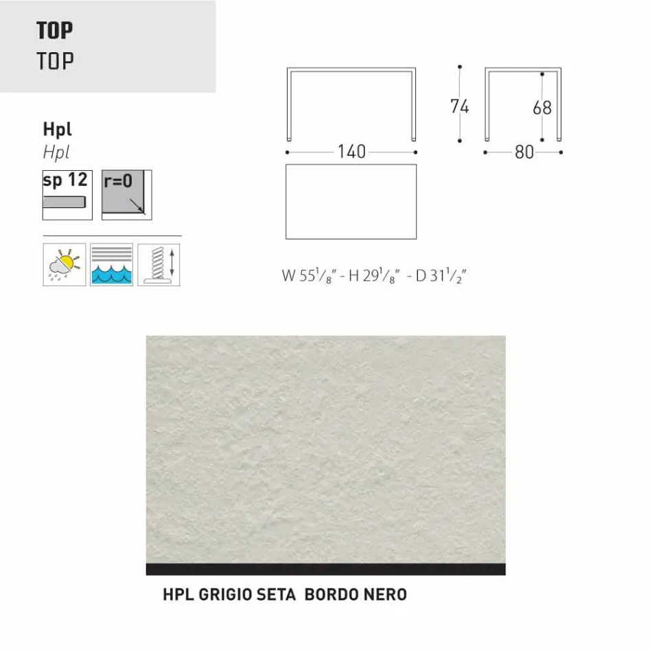 Varaschin Victor garden or indoor dining table, modern design Viadurini