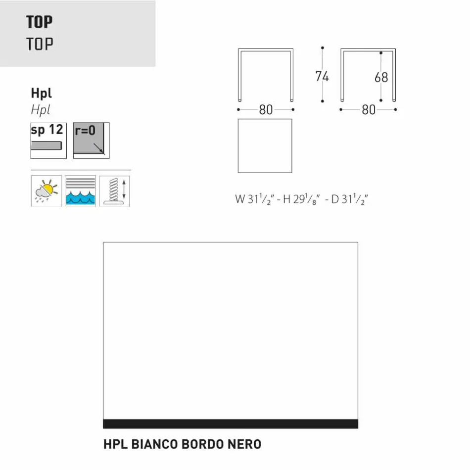 Varaschin Victor garden or indoor dining table, modern design Viadurini