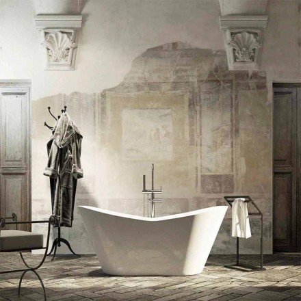 Modern freestanding design bath tub made in Italy Ragusa Viadurini