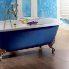Bathtub freestanding cast iron painted with Diane feet Viadurini