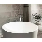 Round design freestanding bathtub made in Italy Cremona Viadurini
