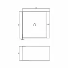 Freestanding square bathtub made in Italy by Argentera design Viadurini