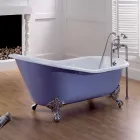 designer bath in cast iron with decorated feet Carrie Viadurini