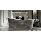 Modern design freestanding resin bathtub made in Italy, Furtei Viadurini