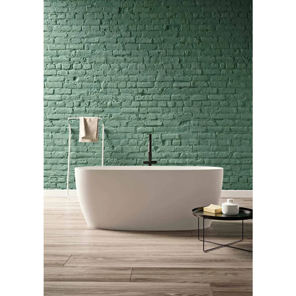 Free Standing Tub, Design Solid Surface Glossy / Matte - Veil Viadurini