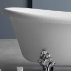 Free Standing Tub, Victorian Design in Solid Surface - Rain Viadurini