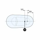 Free Standing Tub, Victorian Design in Solid Surface - Rain Viadurini