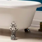 Design Free Standing Bath, Feet in Chrome Finish - Free Viadurini
