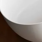 Free Standing Tub, Made in Italy, in Solid Surface - Flow Viadurini