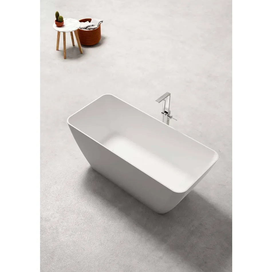 Freestanding Modern Design Bathroom Glossy White or Matt - Face Viadurini