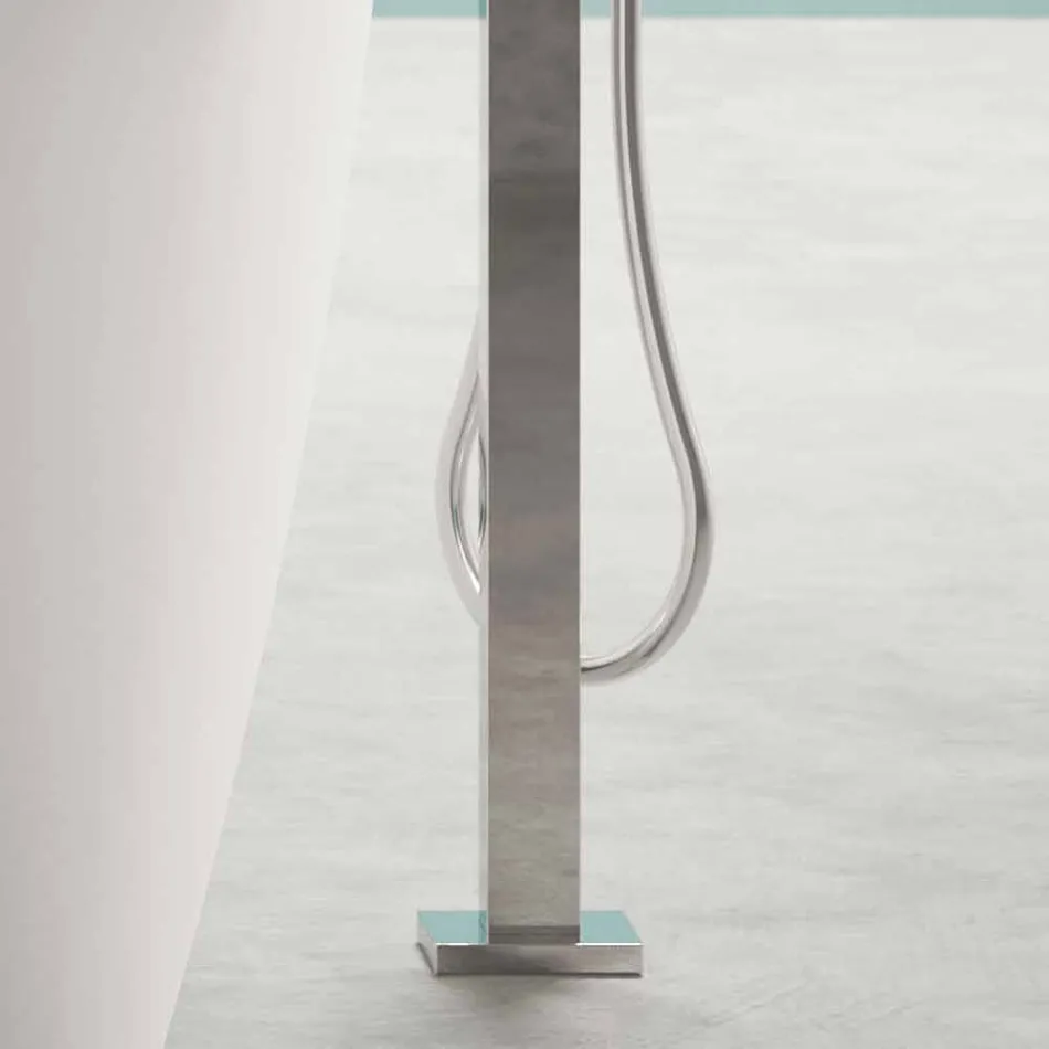 Freestanding Modern Design Bathroom Glossy White or Matt - Face Viadurini