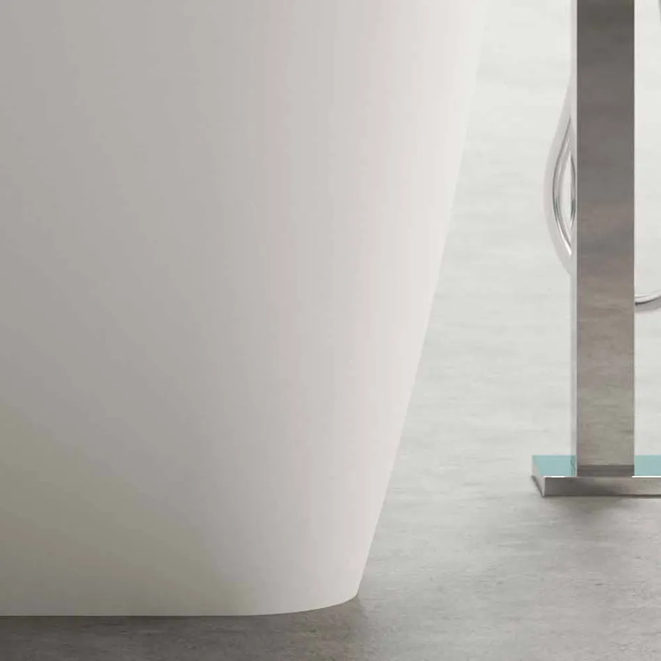 Freestanding Modern Design Bathroom Glossy White or Matt - Face Viadurini