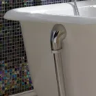 Vintage Freestanding Design Bathtub in White Cast Iron, Made in Italy - Marwa Viadurini