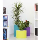 Modular Vases in Colored Polyethylene Made in Italy 3 Pieces - Flowes Viadurini