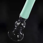 Tall Decorative Stained Glass Vase Made in Italy - Singapore Viadurini