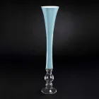 Tall Decorative Stained Glass Vase Made in Italy - Singapore Viadurini