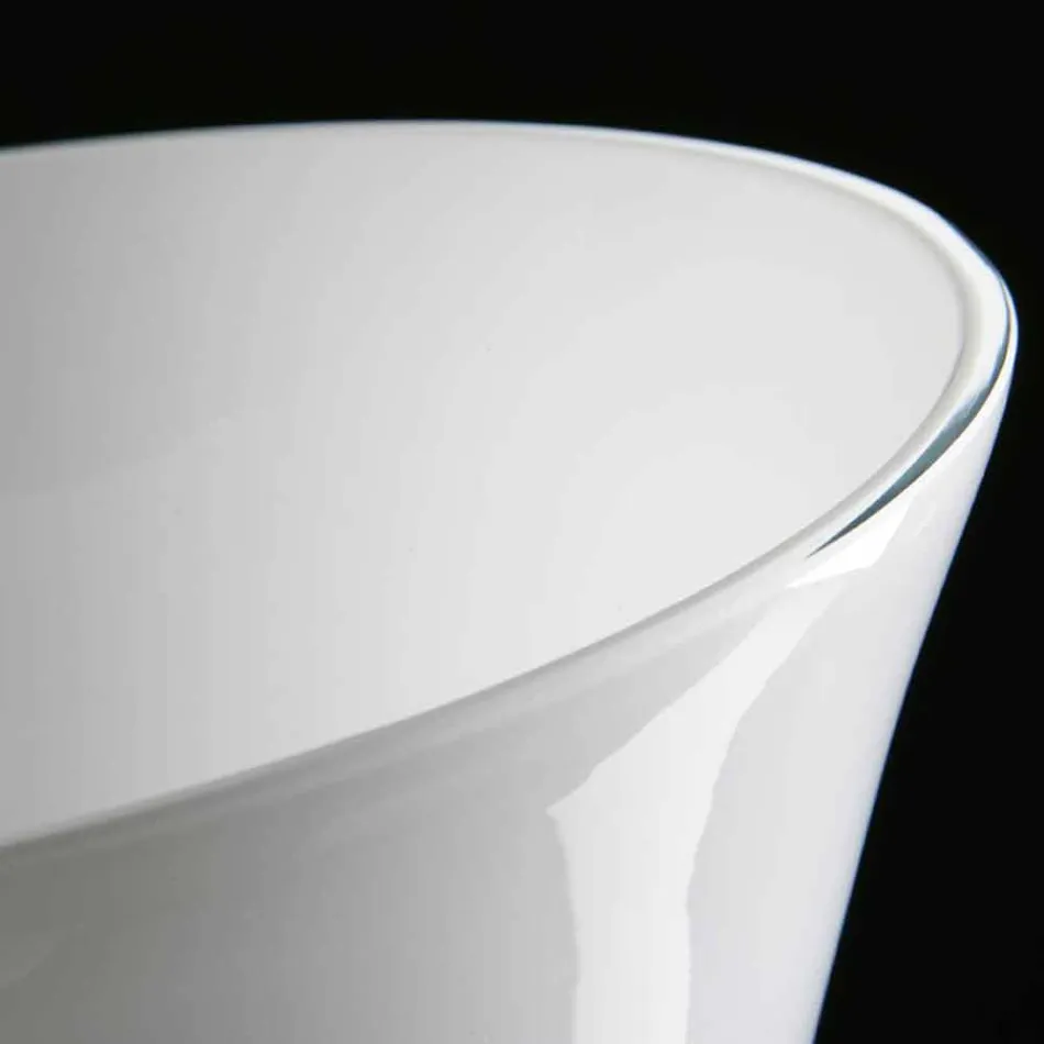 Tall Decorative Stained Glass Vase Made in Italy - Singapore Viadurini