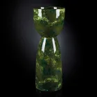 Tall Vase in Polyethylene with Marble or Briar Finish Made in Italy - Renata Viadurini