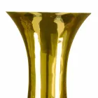 Artisan Vase in White Blown Glass or 24k Gold Made in Italy - Canberra Viadurini