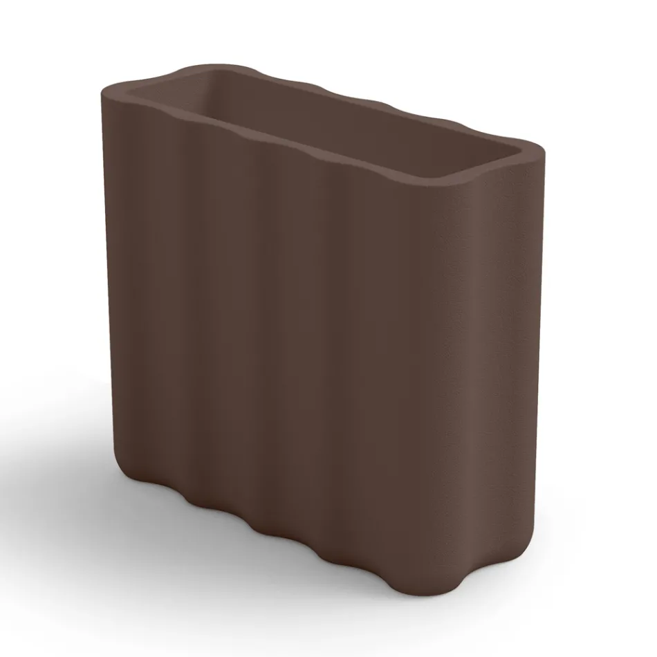 Outdoor Vase in Colored Polyethylene 2 Sizes Made in Italy - Barbia Viadurini