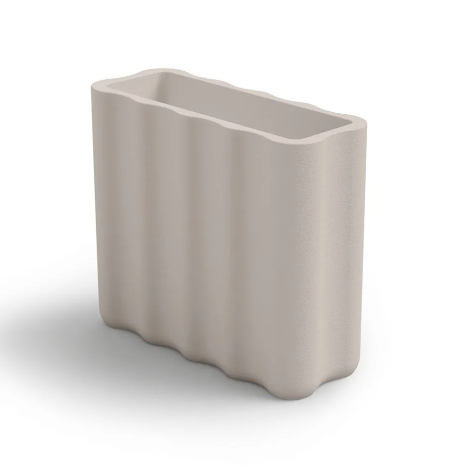 Outdoor Vase in Colored Polyethylene 2 Sizes Made in Italy - Barbia Viadurini